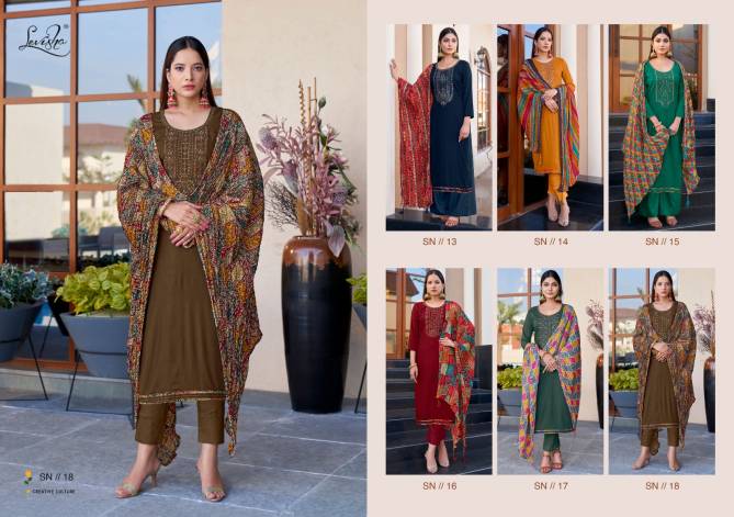 Levisha Nivisha Rayon Wholesale Printed Dress Material Catalog